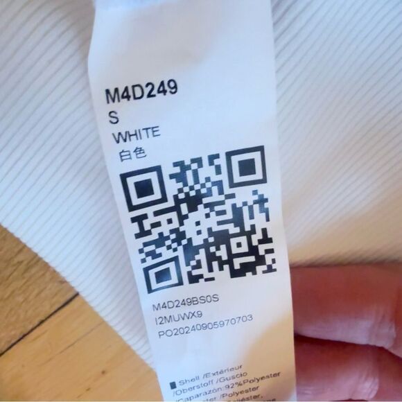 White One-Shoulder Cutout Swimsuit NWOT - Picture 5 of 6